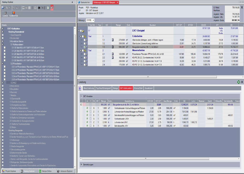 Die professionelle EKT-Kalkulation (Einzelkosten der Teilleistungen) für alle, die ganz genau kalkulieren müssen