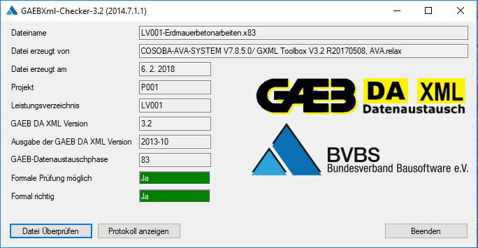 DBD-Online: Dynamische Baudaten
